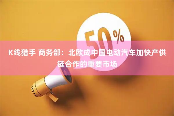 K线猎手 商务部：北欧成中国电动汽车加快产供链合作的重要市场