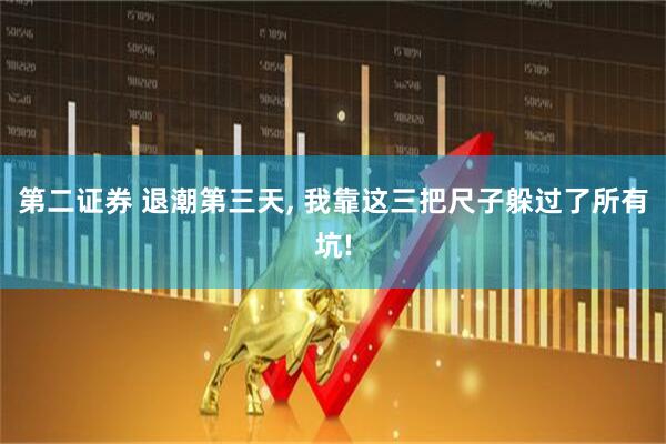 第二证券 退潮第三天, 我靠这三把尺子躲过了所有坑!